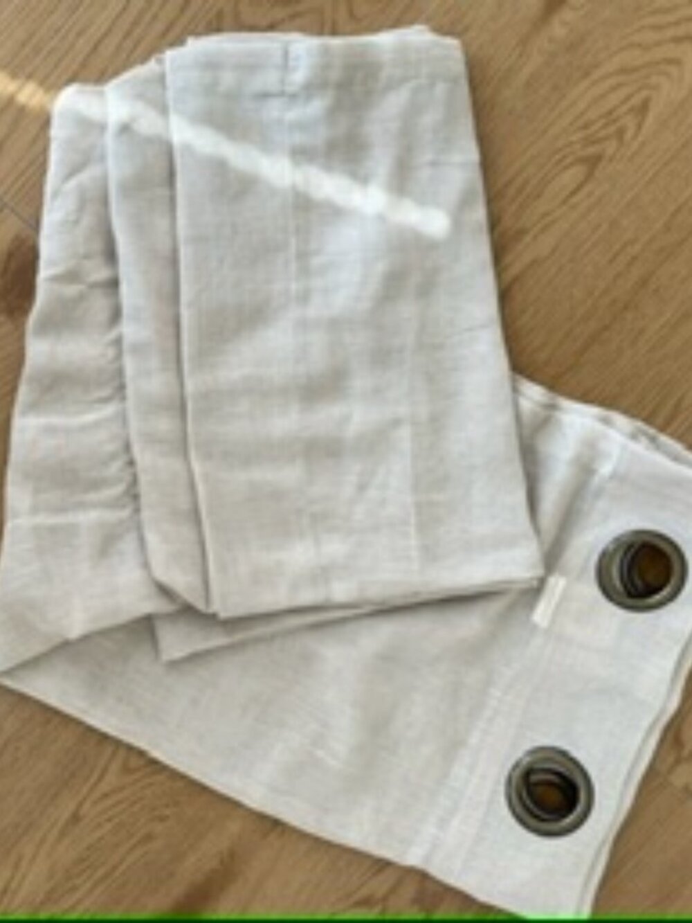 Linned curtains 180 cm